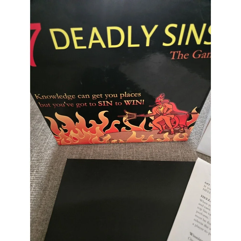 7 Deadly Sins Game - EUC - COMPLETE - Kheper Game - 2003